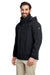 Nautica N17182 Mens Voyage Water Resistant Full Zip Hooded Jacket Black Model 3q