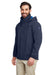 Nautica N17182 Mens Voyage Water Resistant Full Zip Hooded Jacket Navy Blue Model 3q