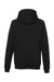 Nautica N17199 Mens Anchor Fleece Hooded Sweatshirt Hoodie w/ Pouch Pocket Black Flat Back