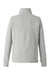 Nautica N17397 Womens Anchor Fleece 1/4 Zip Sweatshirt Heather Oxford Grey Flat Back