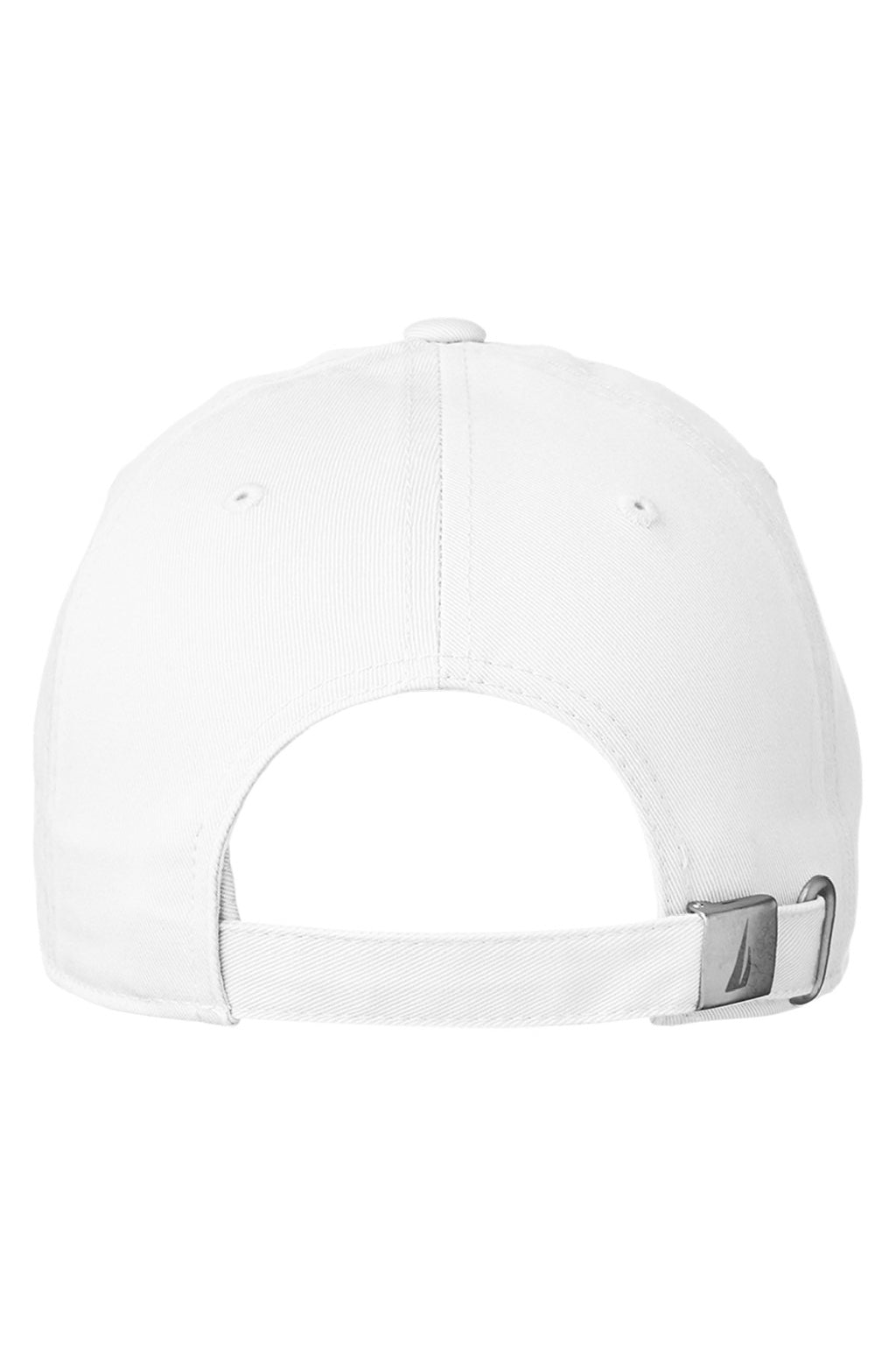 Nautica Hats N17606 Mens J Class Adjustable Hat White Flat Back