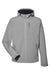 Nautica N17789 Mens Wavestorm Wind & Water Resistant Full Zip Hooded Jacket Graphite Grey Flat Front