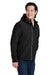 Nautica N17789 Mens Wavestorm Wind & Water Resistant Full Zip Hooded Jacket Black Model 3q