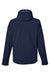 Nautica N17789 Mens Wavestorm Wind & Water Resistant Full Zip Hooded Jacket Navy Blue Flat Back