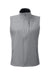 Nautica N17908 Womens Wavestorm Wind & Water Resistant Full Zip Vest Graphite Grey Flat Front