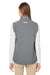 Nautica N17908 Womens Wavestorm Wind & Water Resistant Full Zip Vest Graphite Grey Model Back