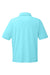 Nautica N17922 Mens Saltwater UPF 40+ Short Sleeve Polo Shirt Sea Mist Blue Flat Back