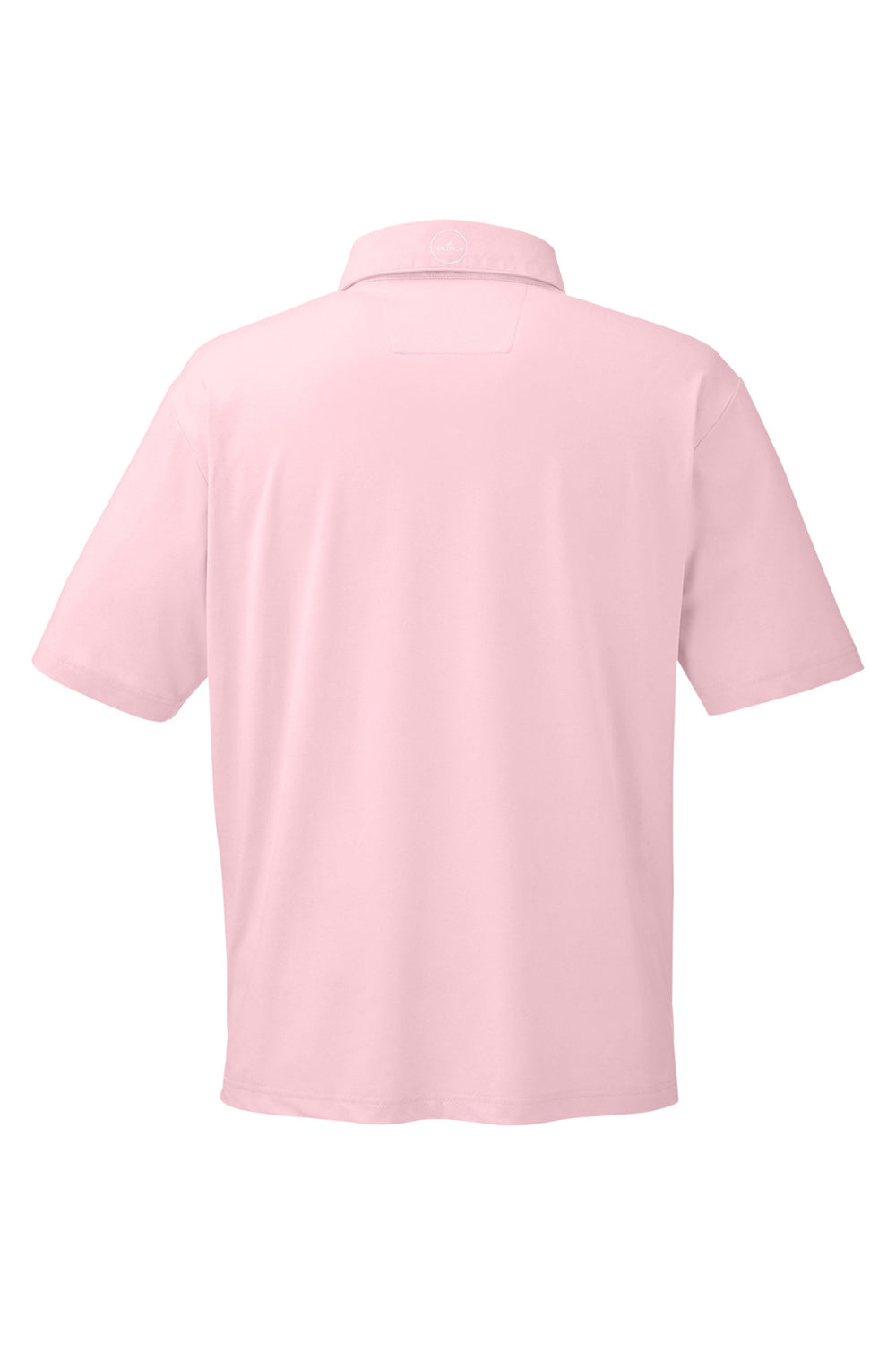 Nautica N17922 Mens Saltwater UPF 40+ Short Sleeve Polo Shirt Sunset Pink Flat Back