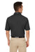 Nautica N17922 Mens Saltwater UPF 40+ Short Sleeve Polo Shirt Onyx Black Model Back