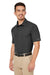 Nautica N17922 Mens Saltwater UPF 40+ Short Sleeve Polo Shirt Onyx Black Model 3q