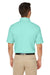 Nautica N17922 Mens Saltwater UPF 40+ Short Sleeve Polo Shirt Cool Mint Green Model Back