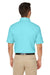 Nautica N17922 Mens Saltwater UPF 40+ Short Sleeve Polo Shirt Sea Mist Blue Model Back