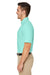 Nautica N17922 Mens Saltwater UPF 40+ Short Sleeve Polo Shirt Cool Mint Green Model Side
