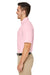 Nautica N17922 Mens Saltwater UPF 40+ Short Sleeve Polo Shirt Sunset Pink Model Side