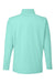 Nautica N17924 Mens Saltwater UPF 40+ 1/4 Zip Sweatshirt Cool Mint Green Flat Back