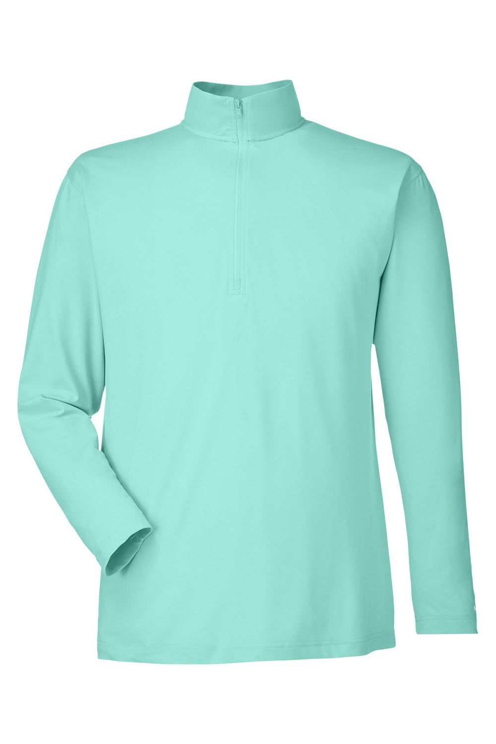 Nautica N17924 Mens Saltwater UPF 40+ 1/4 Zip Sweatshirt Cool Mint Green Flat Front