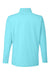 Nautica N17924 Mens Saltwater UPF 40+ 1/4 Zip Sweatshirt Sea Mist Blue Flat Back