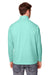 Nautica N17924 Mens Saltwater UPF 40+ 1/4 Zip Sweatshirt Cool Mint Green Model Back