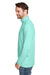 Nautica N17924 Mens Saltwater UPF 40+ 1/4 Zip Sweatshirt Cool Mint Green Model Side