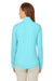 Nautica N17925 Womens Saltwater UPF 40+ 1/4 Zip Sweatshirt Sea Mist Blue Model Back