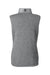 Nautica N17947 Womens Harbor Water Resistant Full Zip Puffer Vest Graphite Grey/Heather Graphite Grey Flat Back