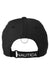 Nautica Hats N17972 Mens Hudson Adjustable Hat Black Flat Back
