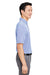 Nautica N17973 Mens Sun Surfer Short Sleeve Polo Shirt Vintage Mavi Blue Model Side