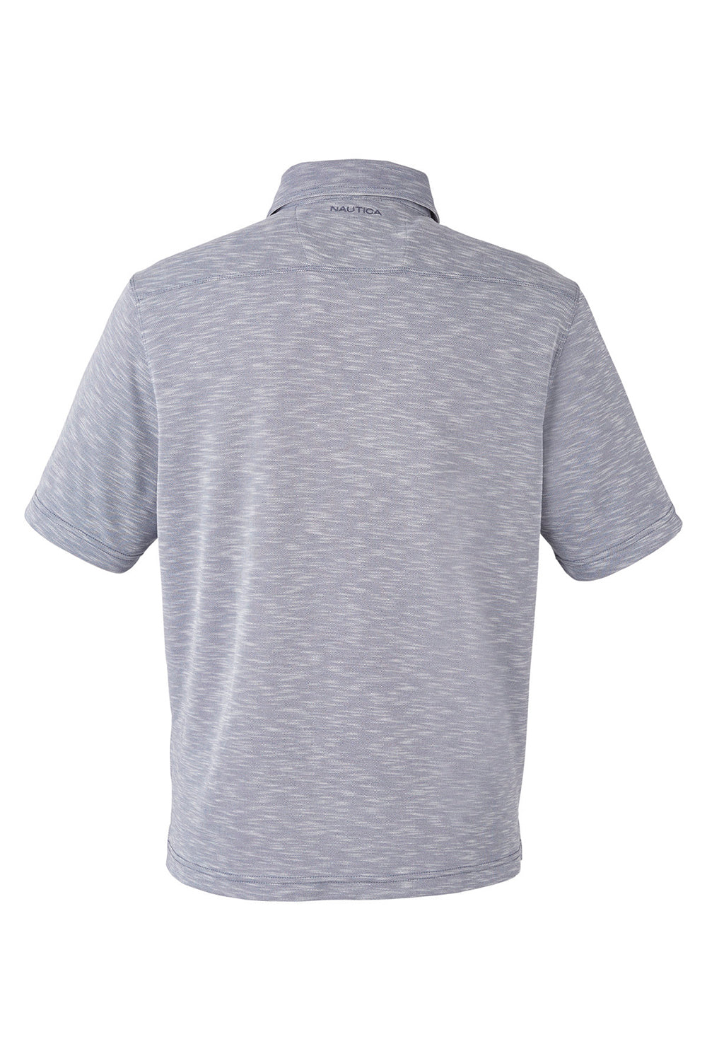 Nautica N17973 Mens Sun Surfer Short Sleeve Polo Shirt Vintage Pebble Grey Flat Back