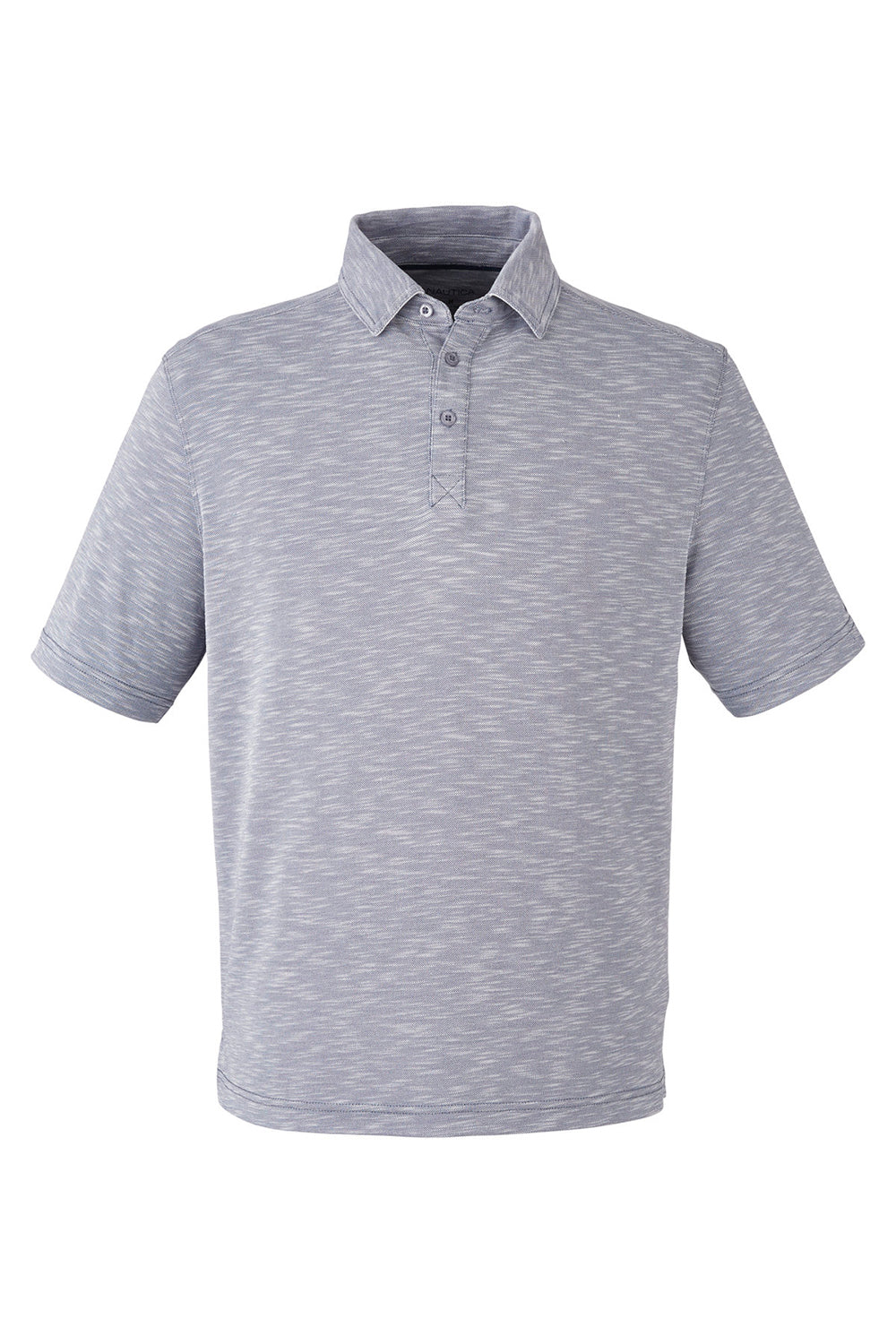Nautica N17973 Mens Sun Surfer Short Sleeve Polo Shirt Vintage Pebble Grey Flat Front