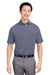 Nautica N17973 Mens Sun Surfer Short Sleeve Polo Shirt Vintage Navy Blue Model Front