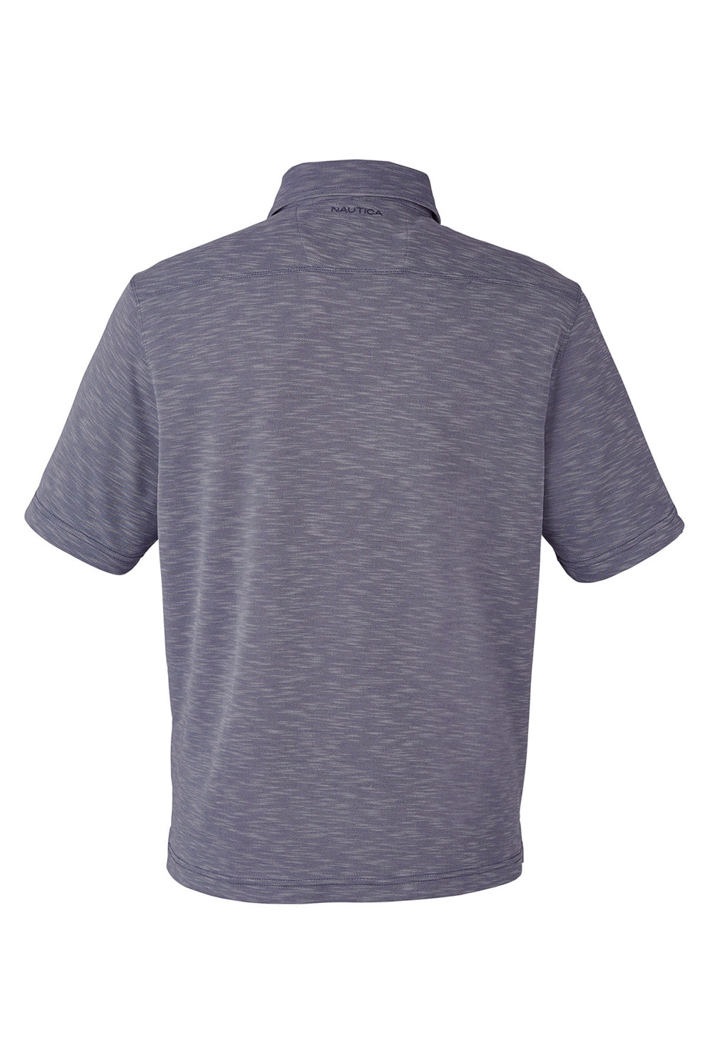 Nautica N17973 Mens Sun Surfer Short Sleeve Polo Shirt Vintage Navy Blue Flat Back