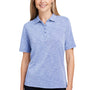 Nautica Womens Sun Surfer Short Sleeve Polo Shirt - Vintage Mavi Blue - Closeout