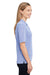 Nautica N17974 Womens Sun Surfer Short Sleeve Polo Shirt Vintage Mavi Blue Model Side