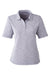 Nautica N17974 Womens Sun Surfer Short Sleeve Polo Shirt Vintage Pebble Grey Flat Front