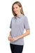 Nautica N17974 Womens Sun Surfer Short Sleeve Polo Shirt Vintage Pebble Grey Model 3q