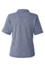 Nautica N17974 Womens Sun Surfer Short Sleeve Polo Shirt Vintage Navy Blue Flat Back