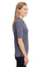 Nautica N17974 Womens Sun Surfer Short Sleeve Polo Shirt Vintage Navy Blue Model Side