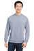 Nautica N17989 Mens Sun Surfer Supreme Crewneck Sweatshirt Vintage Pebble Grey Model Front