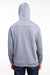 Nautica N17990 Mens Sun Surfer Supreme Hooded Sweatshirt Hoodie w/ Pockets Vintage Pebble Grey Model Back