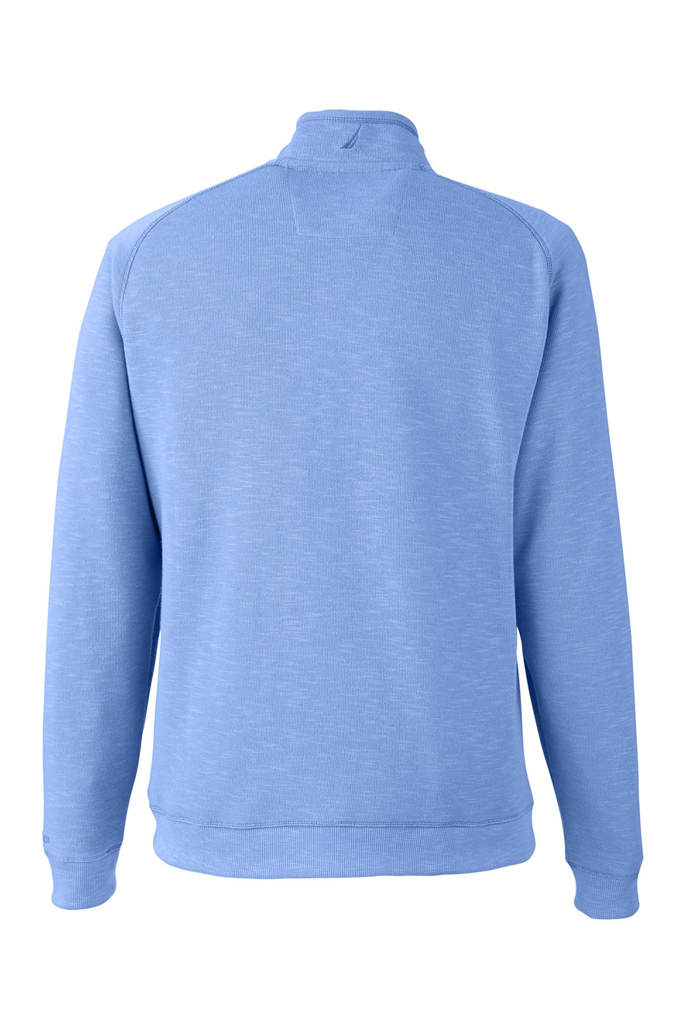Nautica N17991 Mens Sun Surfer Supreme 1/4 Zip Sweatshirt w/ Pockets Vintage Mavi Blue Flat Back