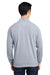 Nautica N17991 Mens Sun Surfer Supreme 1/4 Zip Sweatshirt w/ Pockets Vintage Pebble Grey Model Back