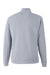 Nautica N17991 Mens Sun Surfer Supreme 1/4 Zip Sweatshirt w/ Pockets Vintage Pebble Grey Flat Back