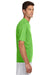 A4 N3142 Mens Performance Moisture Wicking Short Sleeve Crewneck T-Shirt Lime Green Model Side
