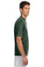 A4 N3142 Mens Performance Moisture Wicking Short Sleeve Crewneck T-Shirt Forest Green Model Side