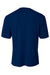 A4 N3402 Mens Sprint Performance Moisture Wicking Short Sleeve Crewneck T-Shirt Navy Blue Flat Back