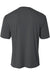 A4 N3402 Mens Sprint Performance Moisture Wicking Short Sleeve Crewneck T-Shirt Graphite Grey Flat Back