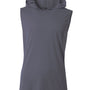 A4 Mens Performance Moisture Wicking Hooded Tank Top Hoodie - Graphite Grey