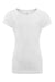 Next Level N3710/3710 Youth Princess Fine Jersey Short Sleeve Crewneck T-Shirt White Flat Front