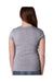 Next Level N3710/3710 Youth Princess Fine Jersey Short Sleeve Crewneck T-Shirt Heather Grey Model Back