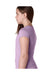 Next Level N3710/3710 Youth Princess Fine Jersey Short Sleeve Crewneck T-Shirt Lilac Puple Model Side
